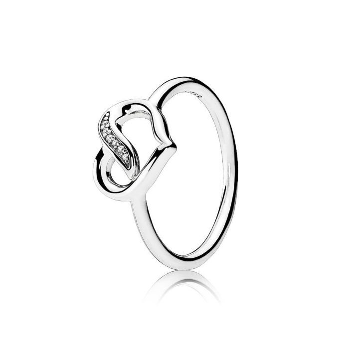 PANDORA - Ring Dreams of Love with Clear CZ