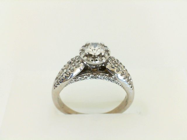Cathedral Diamond Engagement Ring