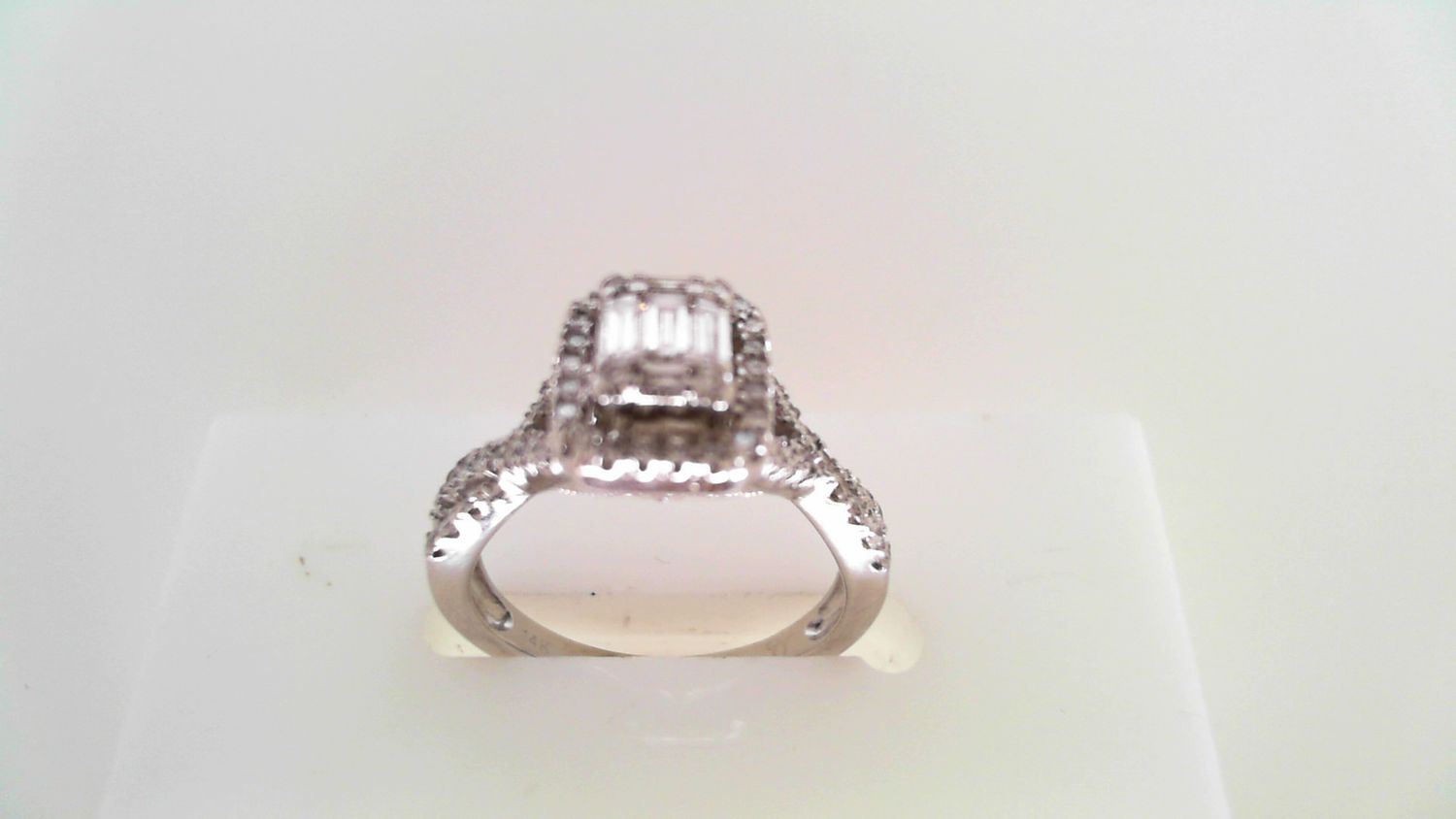 Diamond Cluster Ring