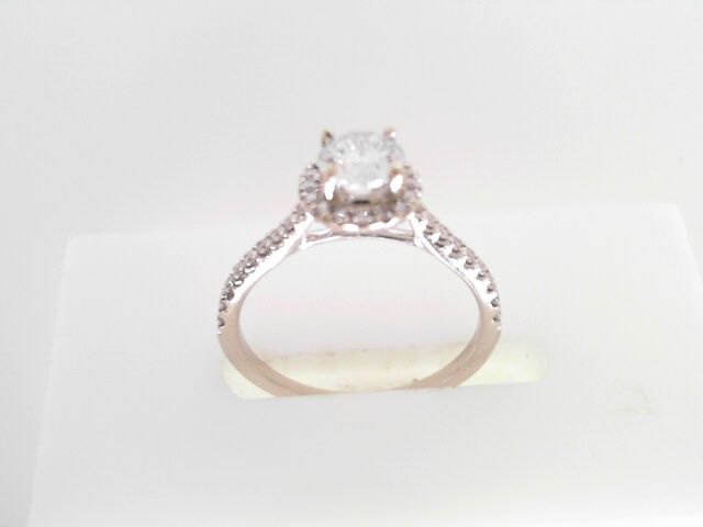 Beautiful Diamond Halo Engagement Ring