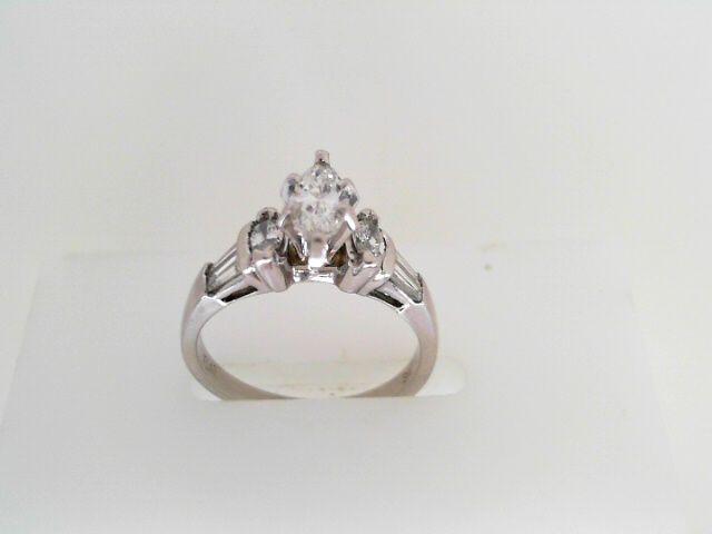 Marquis Diamond Engagement Ring