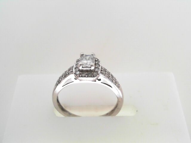 Emerald Cut Diamond Engagement Ring