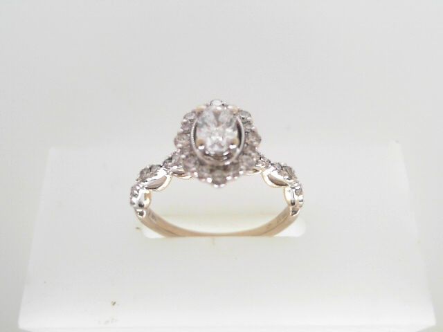 Diamond Halo Engagement ring