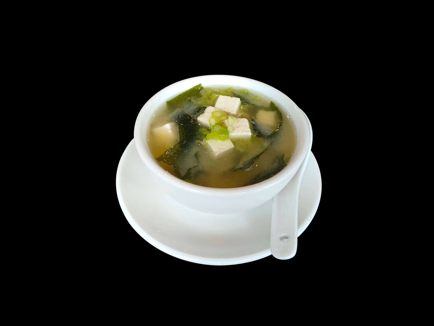 Miso-Suppe (Tofu mit Seetang)