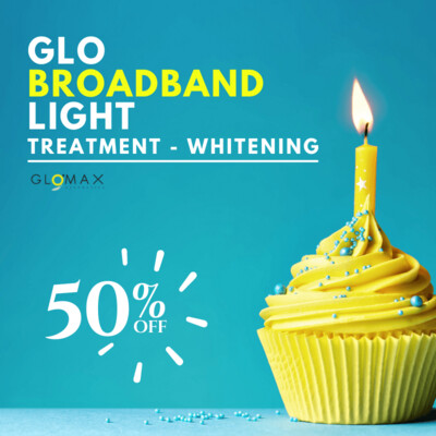 GLO Broadband Light NT800 Whitening Treatment (Birthday Treats)