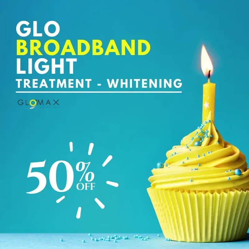 GLO Broadband Light NT800 Whitening Treatment (Birthday Treats)