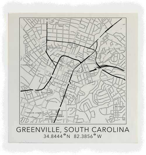 City Map Black+White