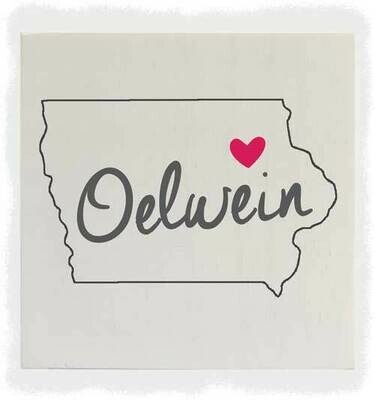 State Shape Heart City