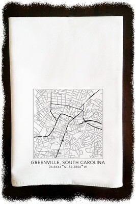 Map Black and White