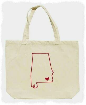 State Shape Heart City