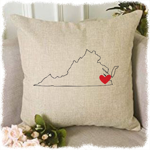 State Shape Heart City