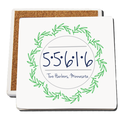 Zip Code Wreath