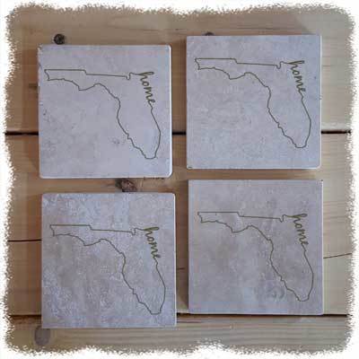 State Outline with Home