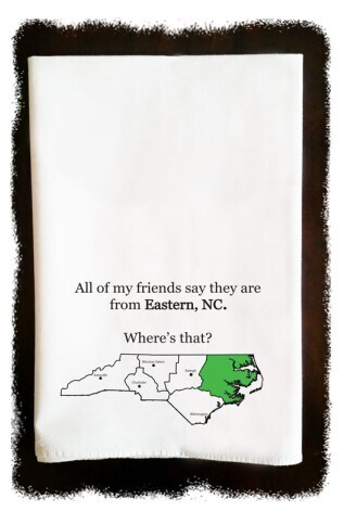 Eastern NC Flour Sack Towel
