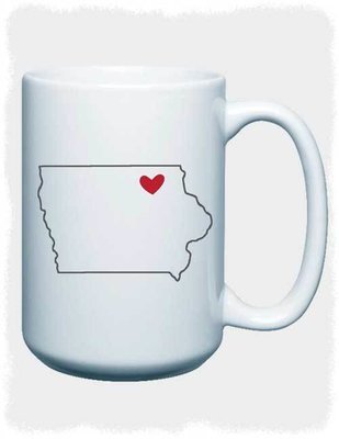 State Shape Heart City