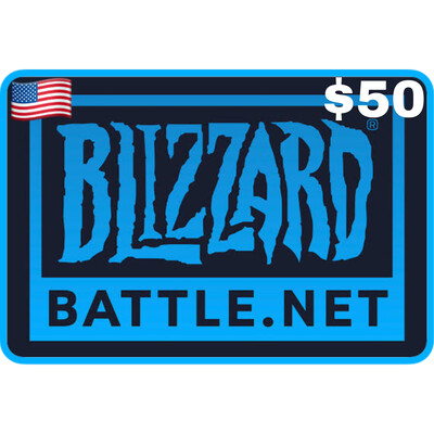 Battlenet Gift Card US USD $50 Blizzard Balance Code