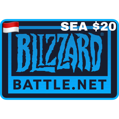 Battle.net Gift Card SEA USD $20 Blizzard Balance Code