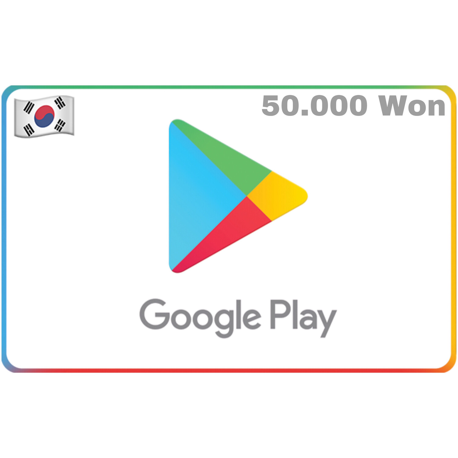 Google Play Korea 50,000 Won