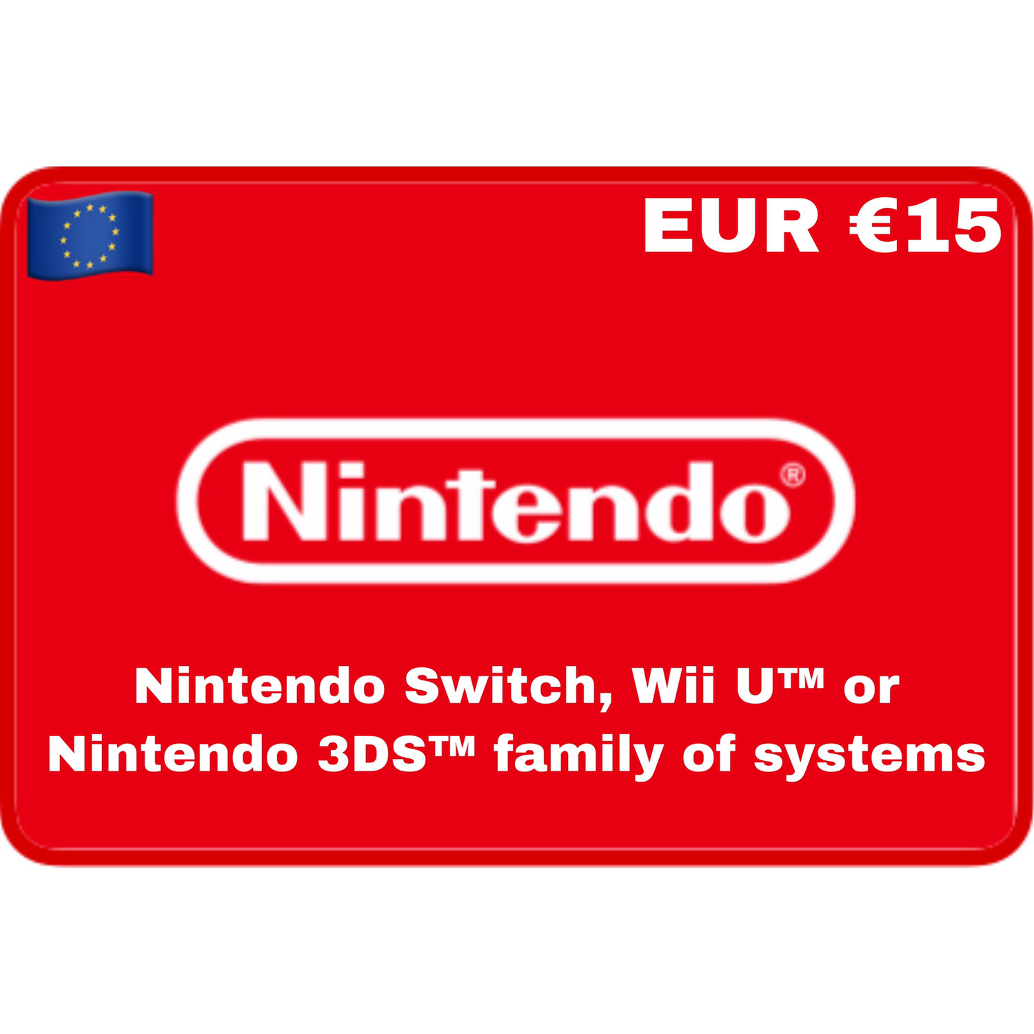 Nintendo eShop Europe EUR €15