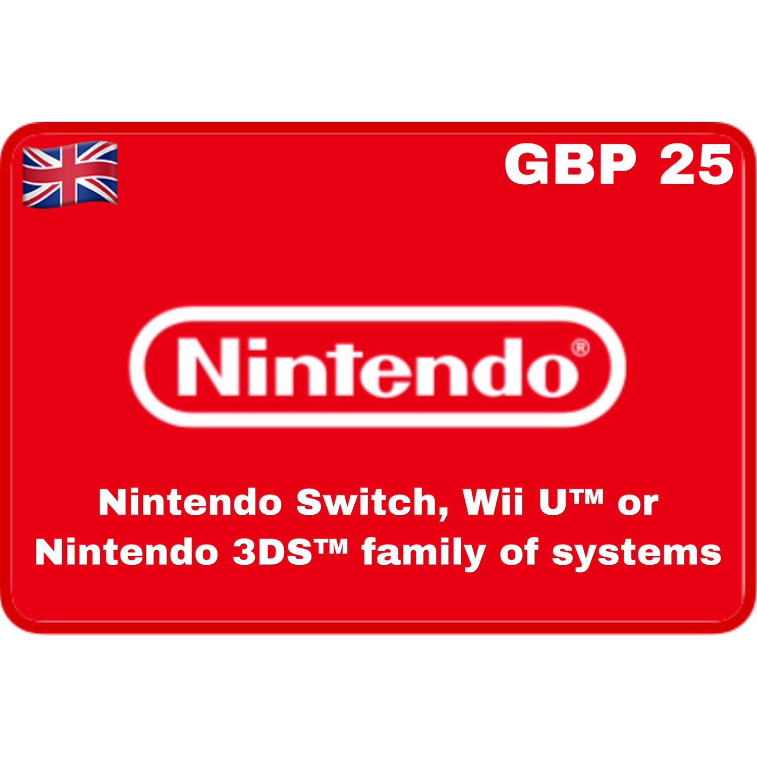 Nintendo eShop UK GBP £25