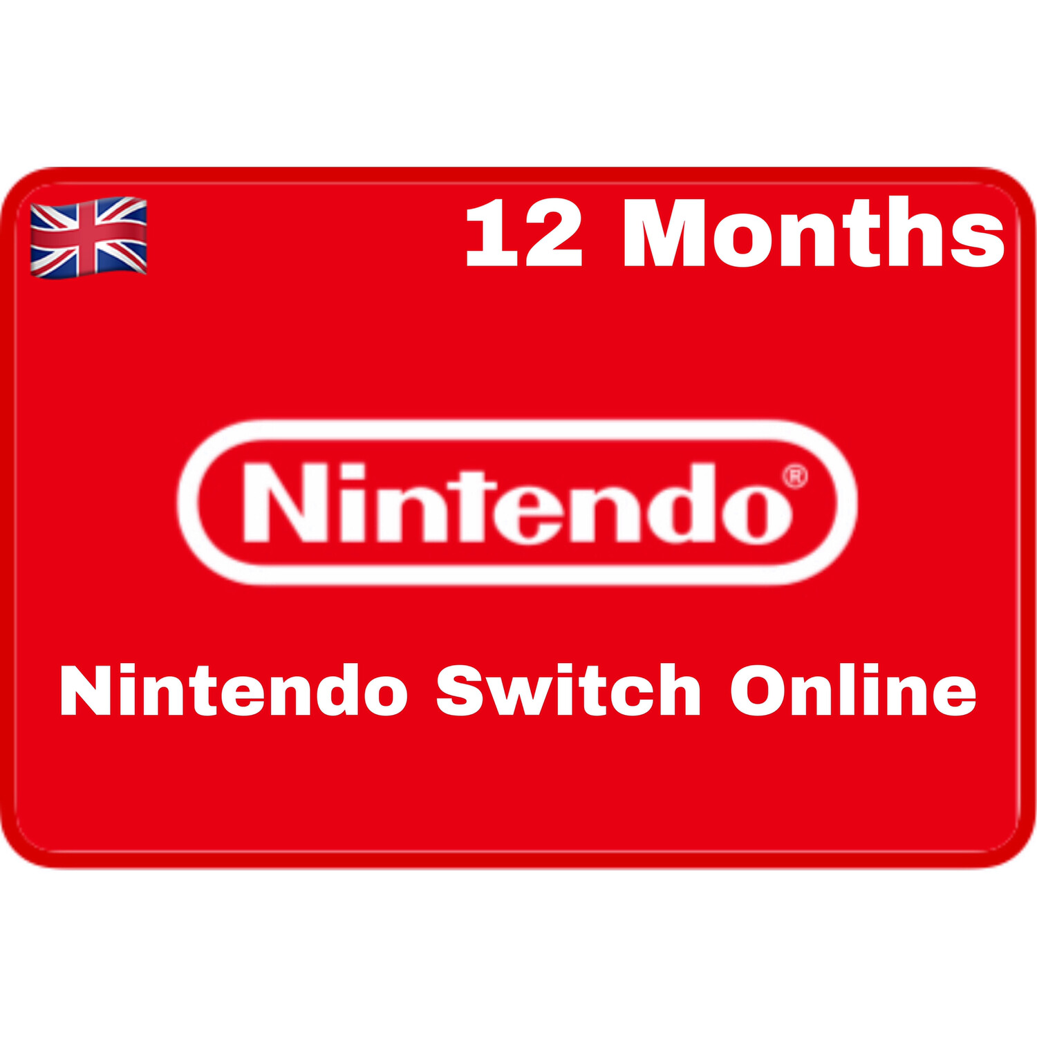 Nintendo Switch Online 12 Months UK Individual Membership