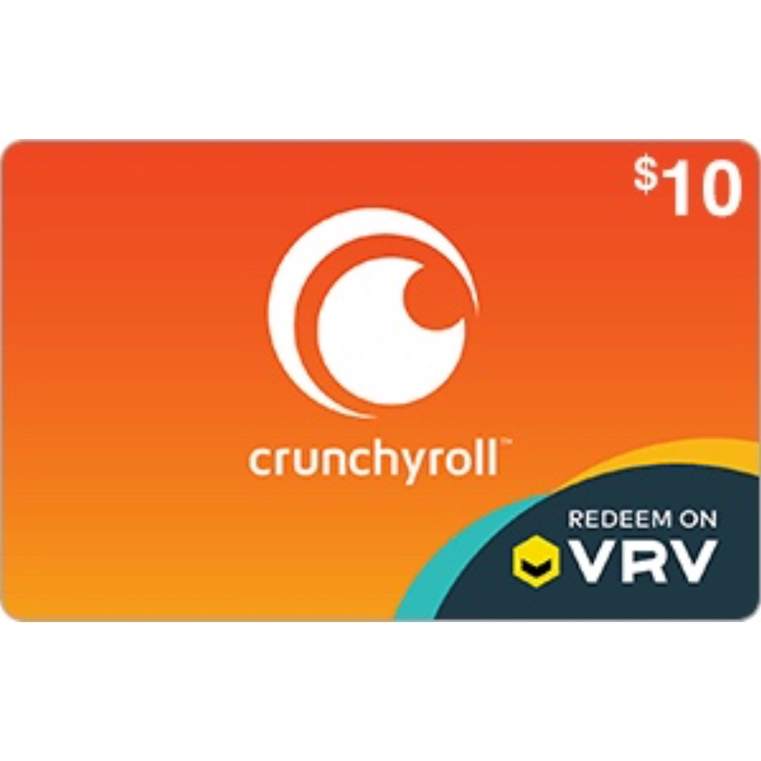 Crunchyroll Gift Card $10