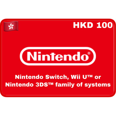 Nintendo eShop Hong Kong HKD 100
