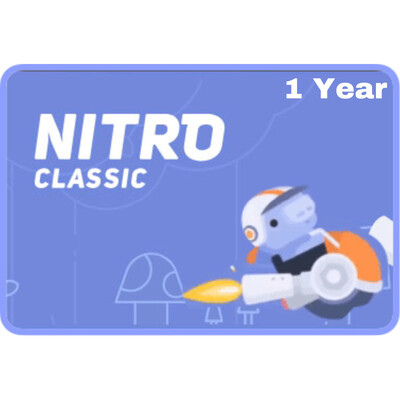 Discord Nitro Classic 1 Year Gift