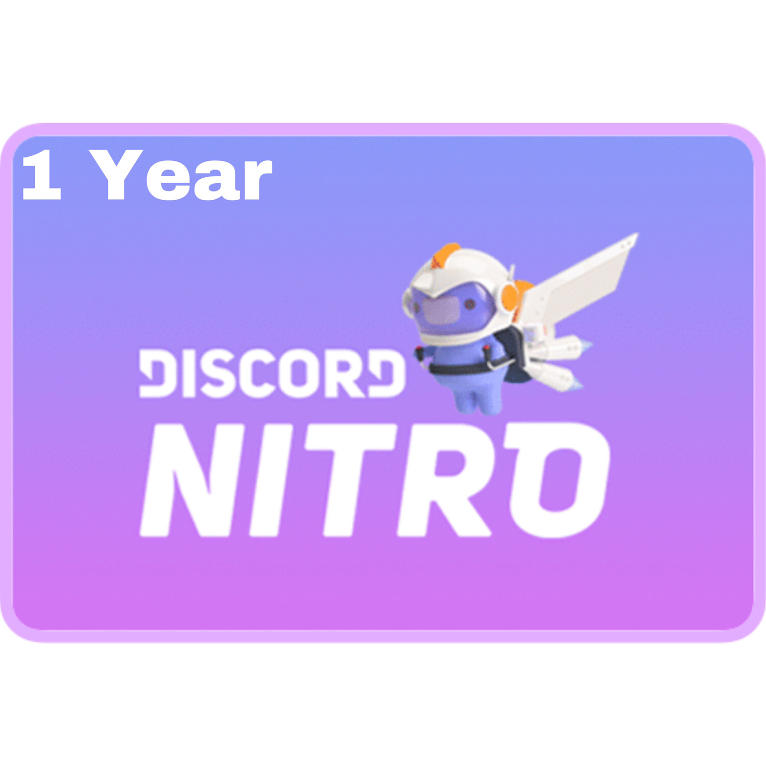 Discord Nitro 1 Year Gift