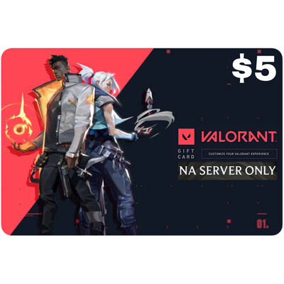 Valorant Gift Card $5 NA Server