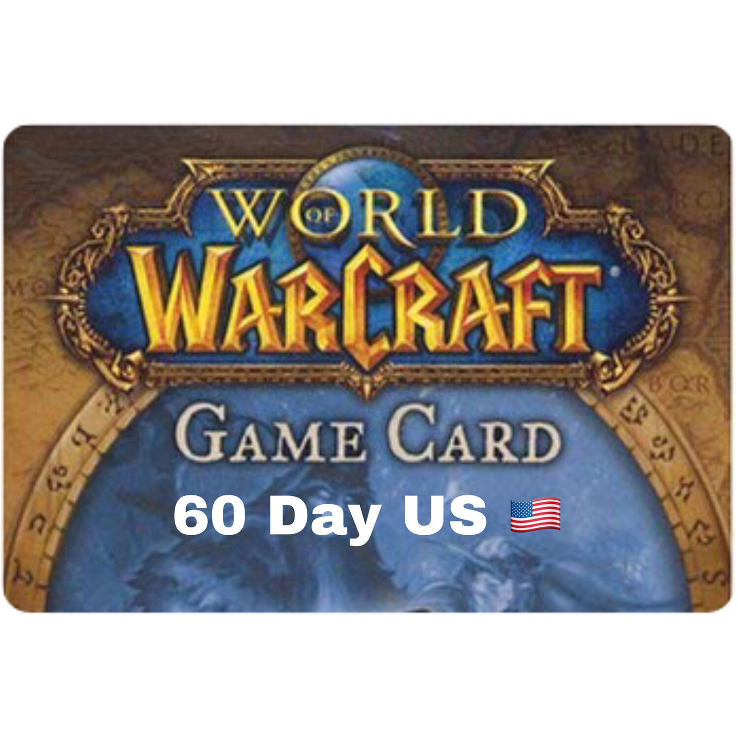 World of Warcraft 60 Day US Game Time Card