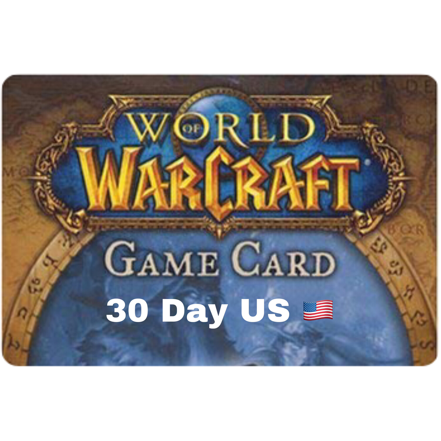 World of Warcraft 30 Day US Game Card