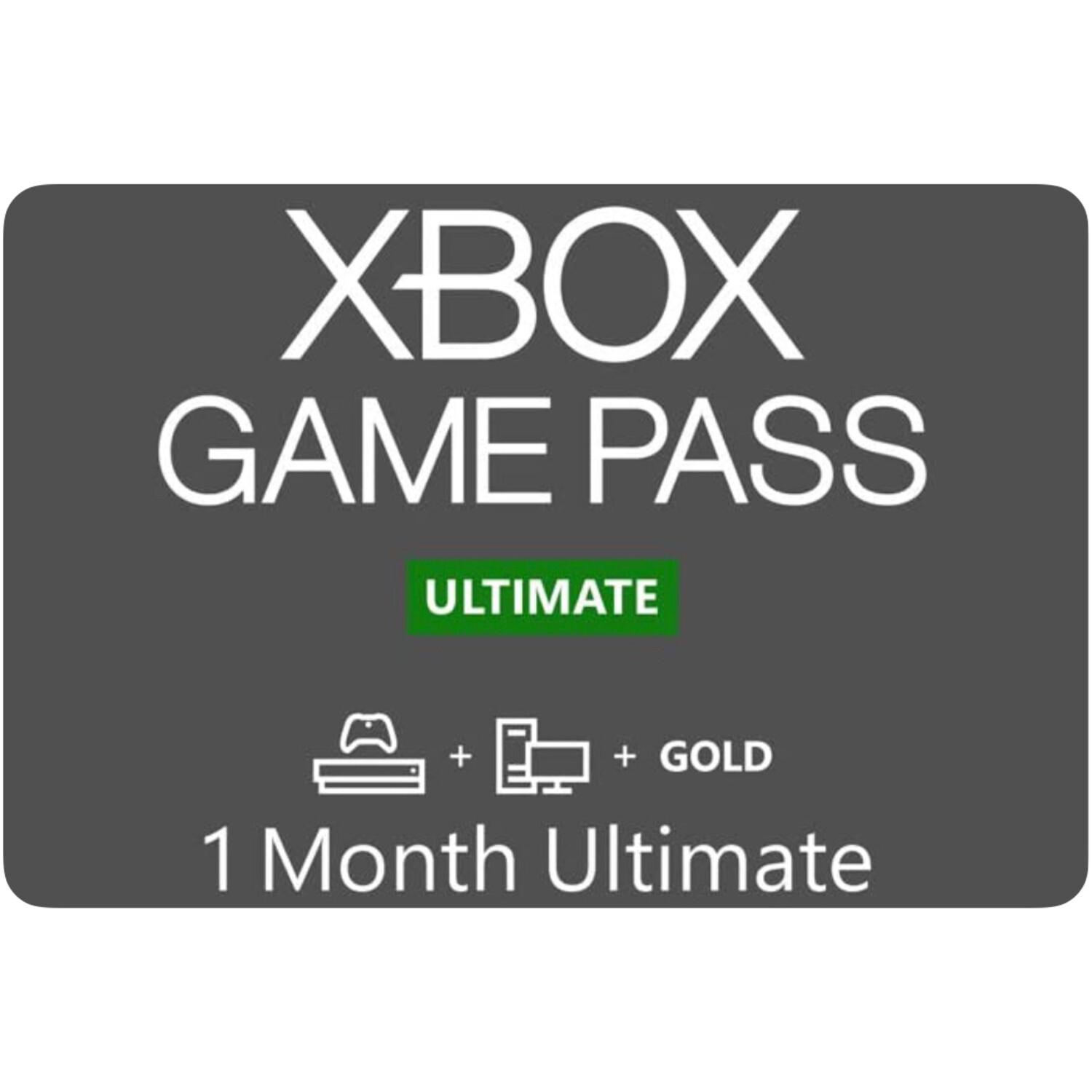 xbox ultimate game pass 1 month
