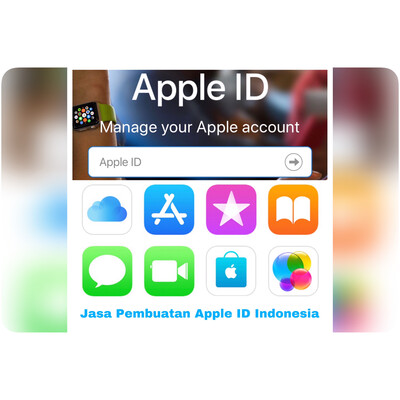 Jasa Create Apple ID Indonesia tanpa saldo