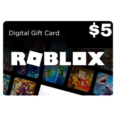 Roblox $5 Credit Gift Card