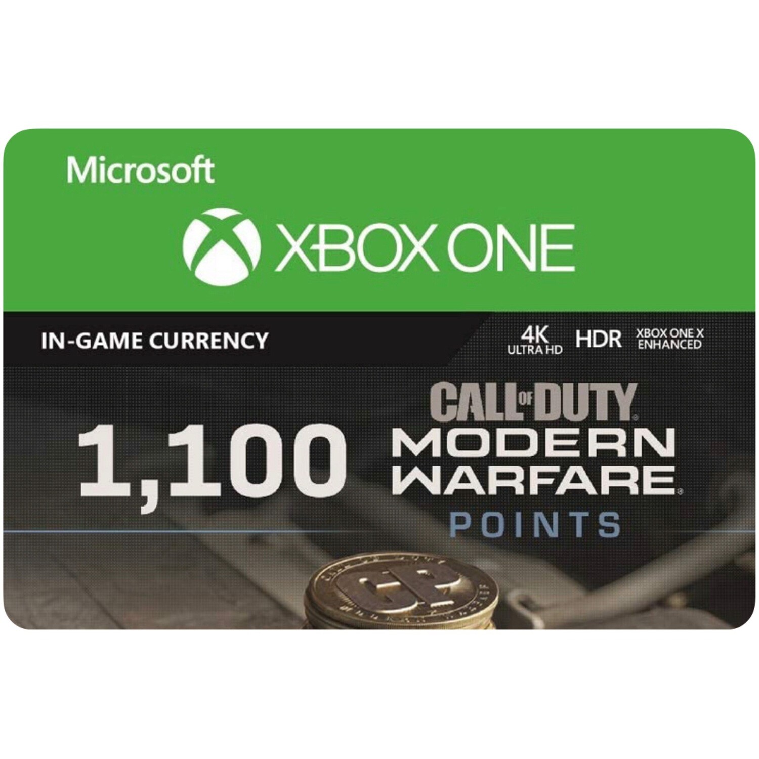 1100 Call of Duty Modern Warfare Points for Xbox US