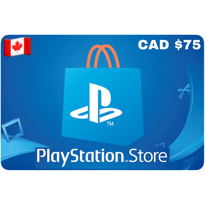 Playstation Store Gift Card Canada $75