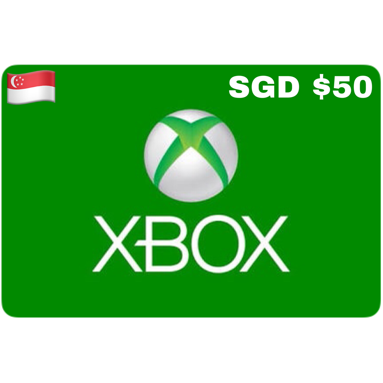Xbox Gift Card Singapore SGD $50