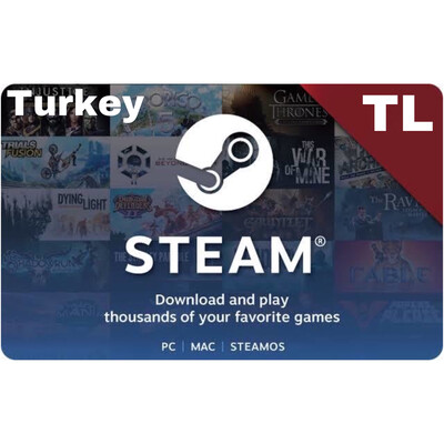 Steam Wallet Code Turkey TL