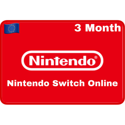 Nintendo Switch Online 3 Months Europe Individual Membership