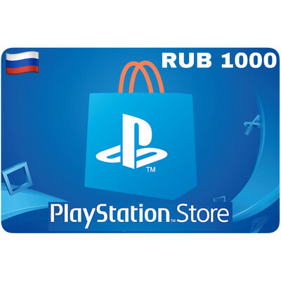 Playstation Store Gift Card Russia RUB 1000