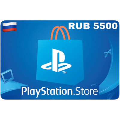 Playstation Store Gift Card Russia RUB 5500