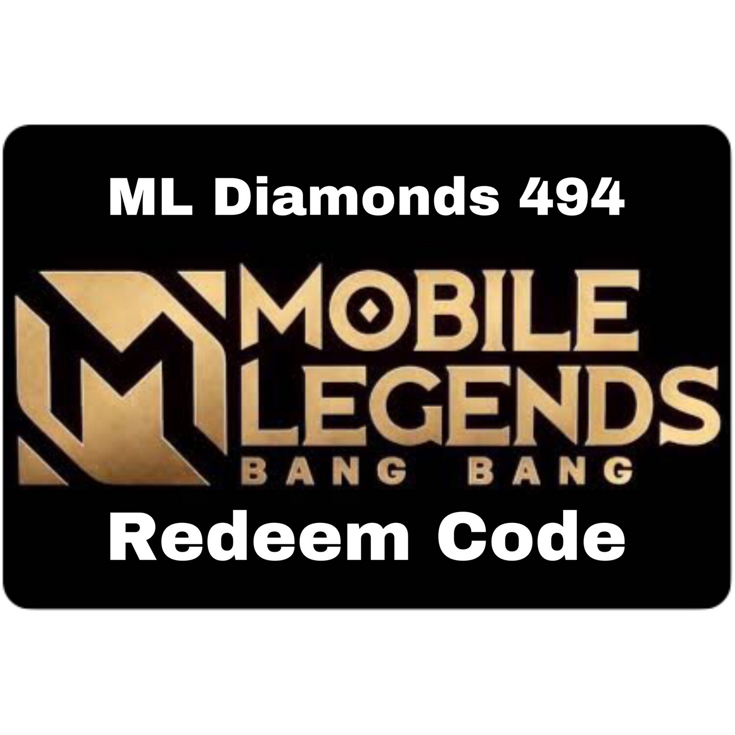 Mobile Legends 494 Diamonds Redeem Code