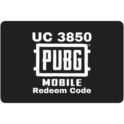 PUBG Mobile UC 3850 Redeem Code Global Voucher