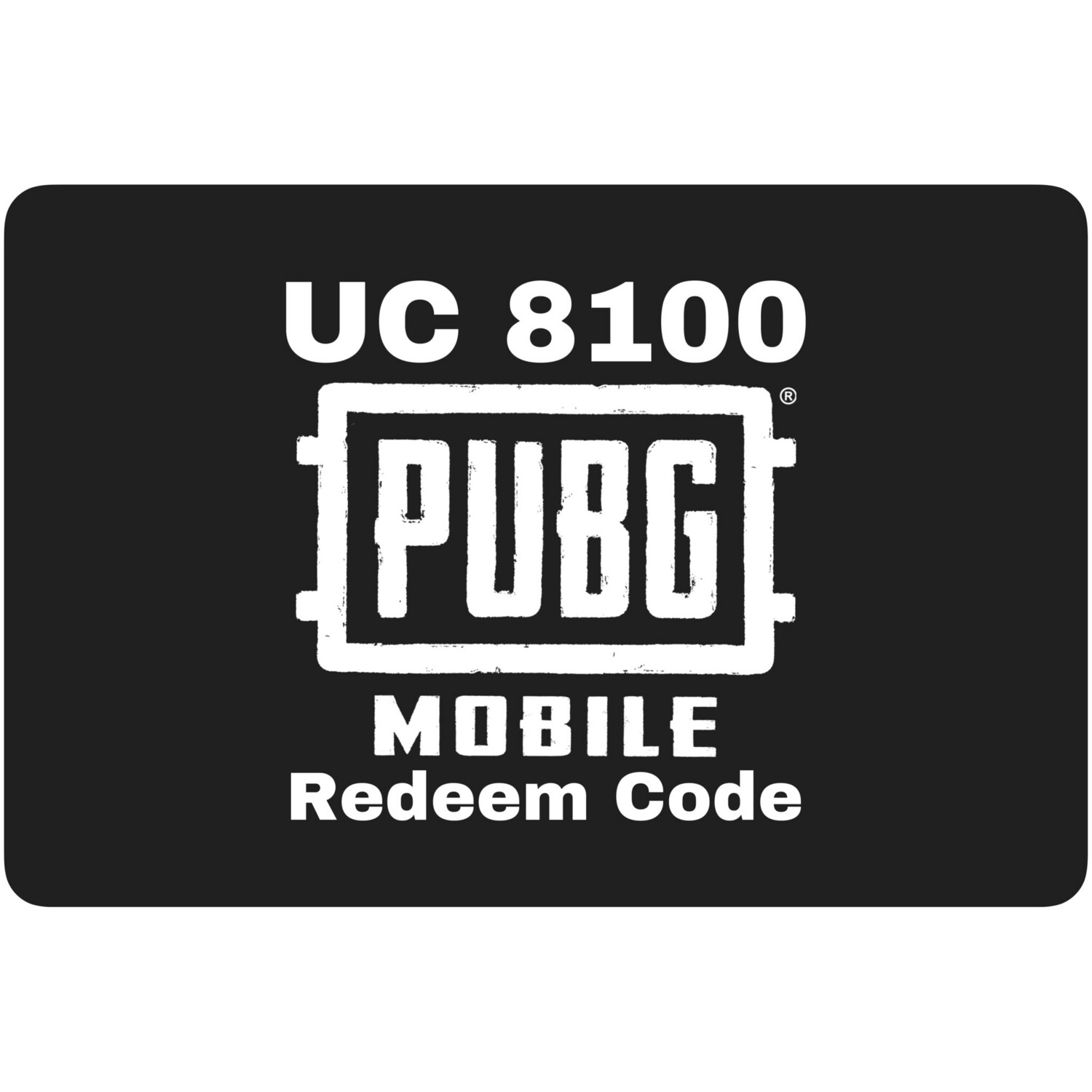 PUBG Mobile UC 8100 Redeem Code Global Voucher