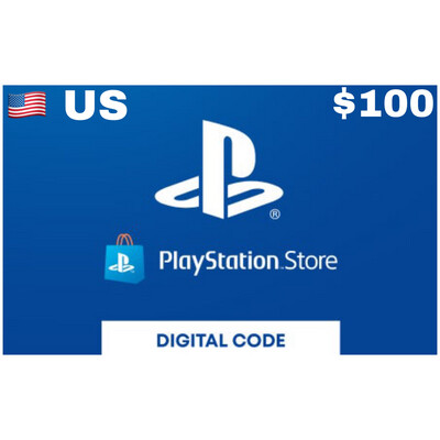 Playstation Store Gift Card US $100 USD