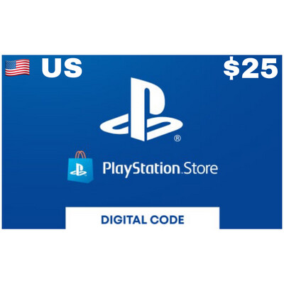 Playstation Store Gift Card US $25 USD