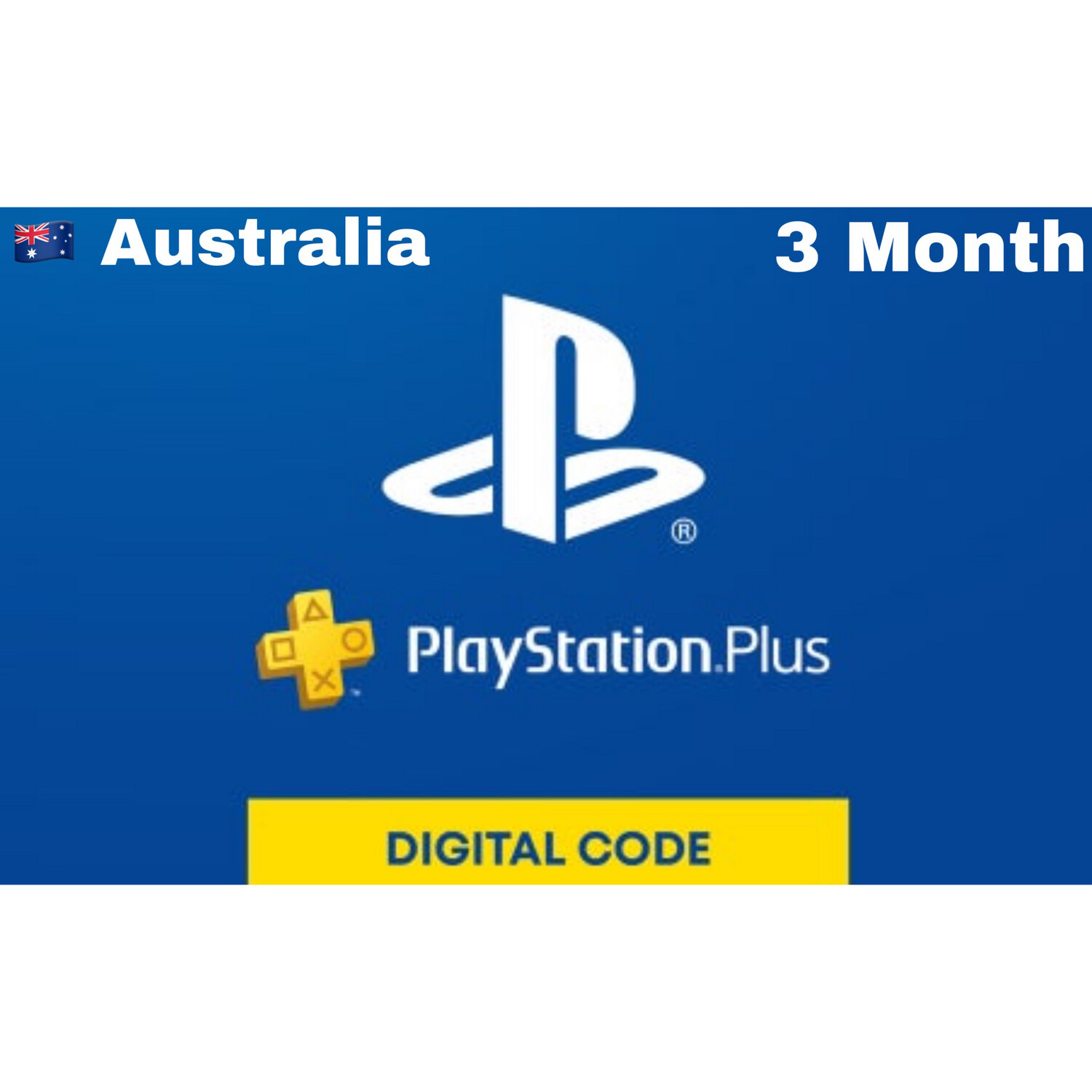 Playstation Plus Membership Australia 3 Month