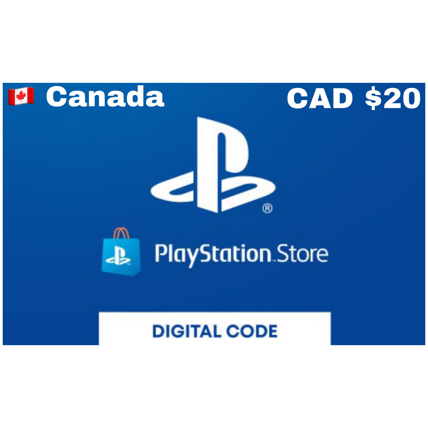 Playstation Store Gift Card Canada $20