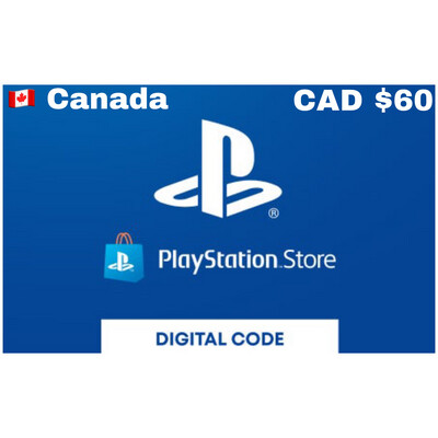 Playstation Store Gift Card Canada $60